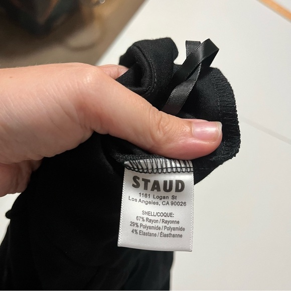 Staud Knack Pants Black Front Seam Small C - Picture 7 of 11